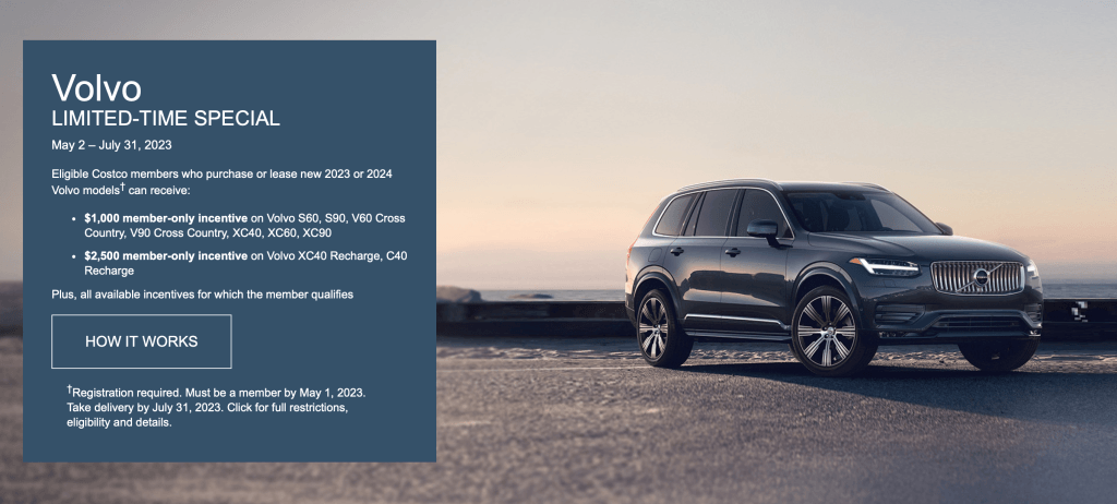 Costco Entices Shoppers With Great Customer Experience 2 Costco's Entices Shoppers With Great Customer Experience // New promotion with Volvo (Image: Costco)